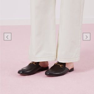 Gucci womens princeton leather slipper, loafer!
